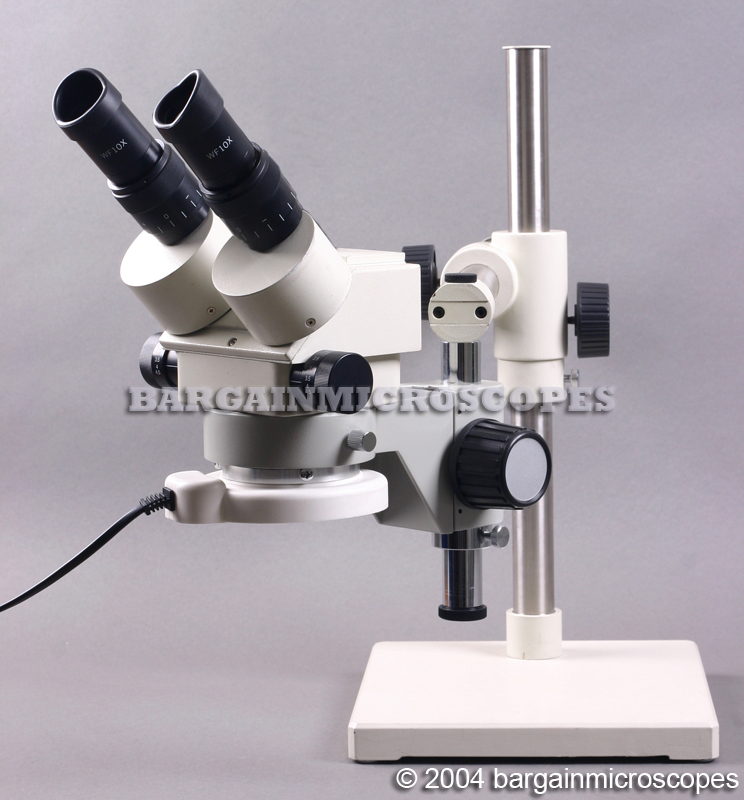 3 - 90x Zoom Stereoscopic Binocular Boom Microscope Classic Boom Stand Mount USB Camera For Computer Well-Built Storage Case
