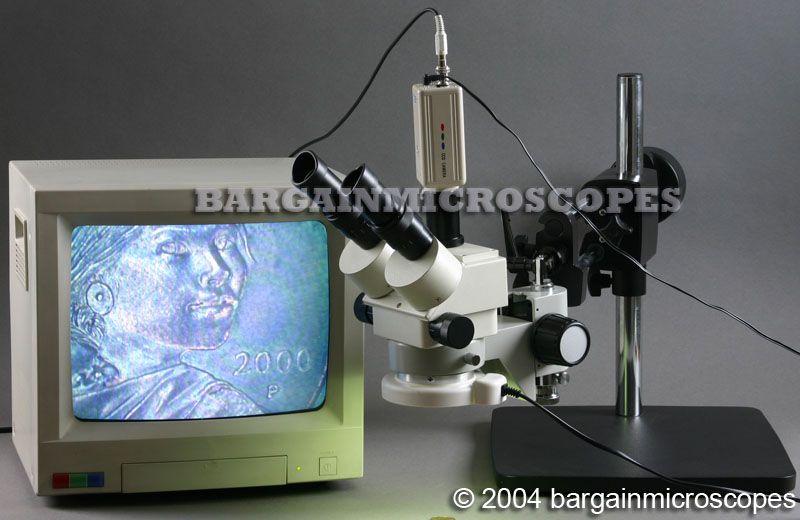 3x - 90x Zoom Magnification Stereoscopic Trinocular Dual Arm Boom Stand Mounted Microscope + USB/CCD Camera Long Working Distance Lens