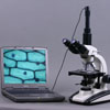 Includes USB microscope camera for connection to computer. Computer not included. Style of camera may be different from photo.   