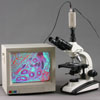 View specimens on your cctv monitor.  Camera for video microscopy included. Monitor not included.   