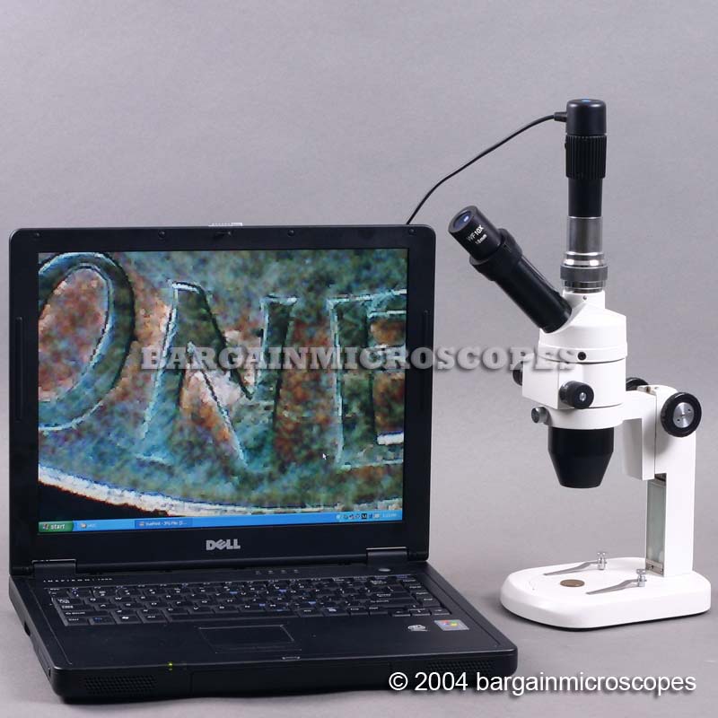 7.5X - 35X ZOOM MAGNIFICATION PHOTO-VIDEO PORT MICROSCOPE CAPTURE STILL DIGITAL IMAGES USB CAMERA INCLUDED W/ FLUORESCENT RING LIGHT
