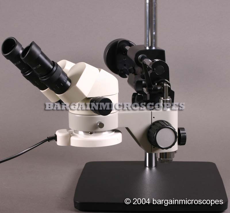 3X - 120X HIGH RATIO ZOOM STEREOSCOPIC BINOCULAR 6-60X CONTINUOUS ZOOM DUAL BAR BOOM STAND MICROSCOPE USB PC CAMERA FOR COMPUTER