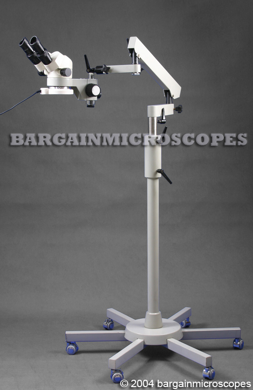 Mobile Floor Stand Mounted 3x - 120x Zoom High Ratio Stereo Binocular Microscope Durable Storage Case USB JPG Capture Camera