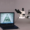 Includes USB microscope camera for connection to computer. Computer not included. Style of camera may be different from photo.   